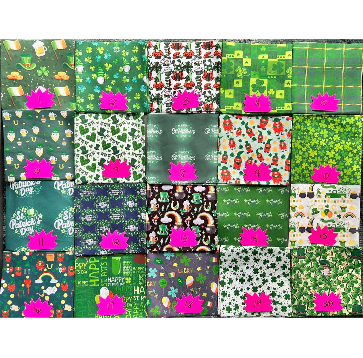 Saint Patrick’s Day Pet Bandanas